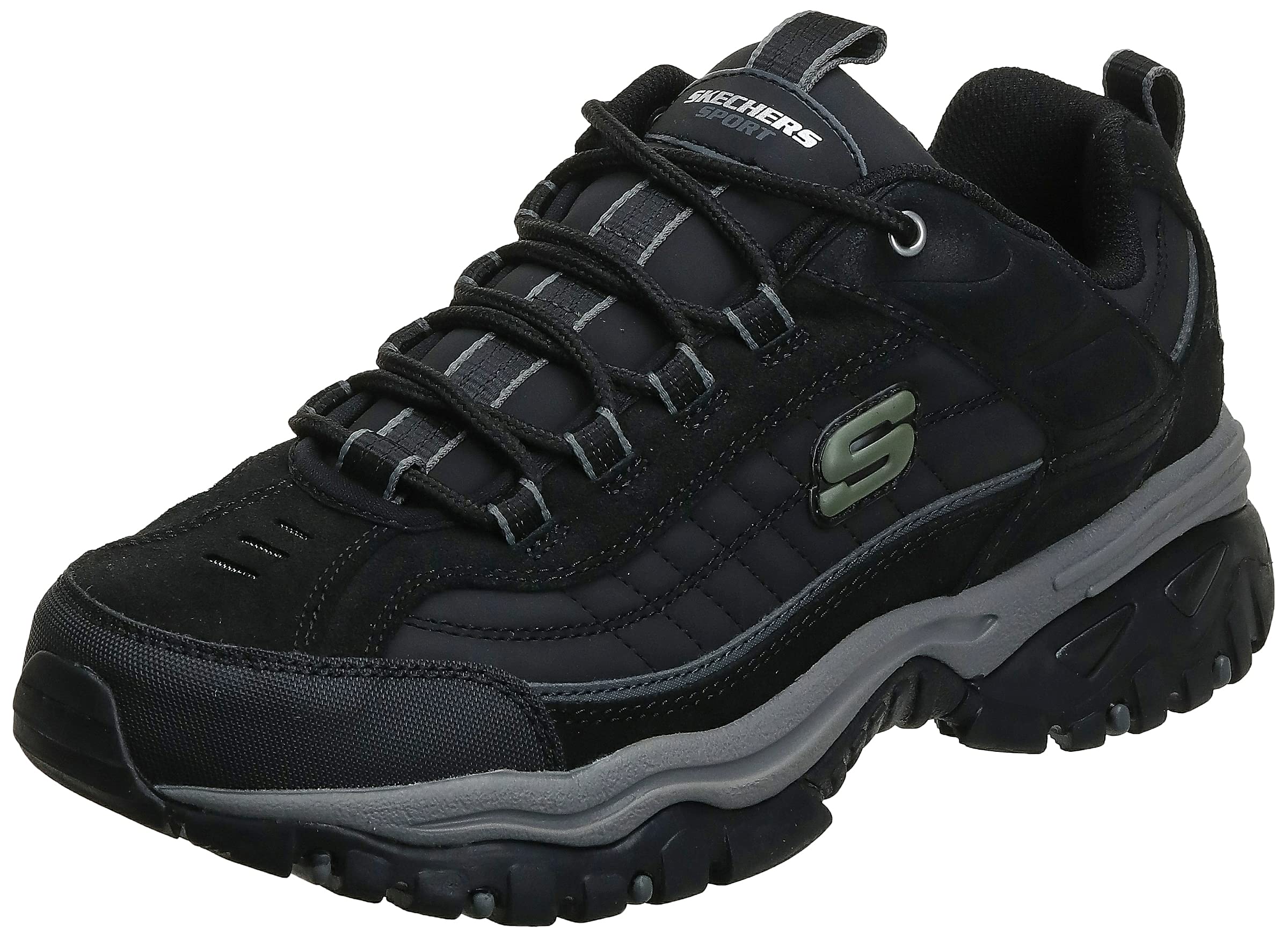 Baskets Skechers Sport Energy Downforce pour homme noires pointure 39 - Black Scuff / 39