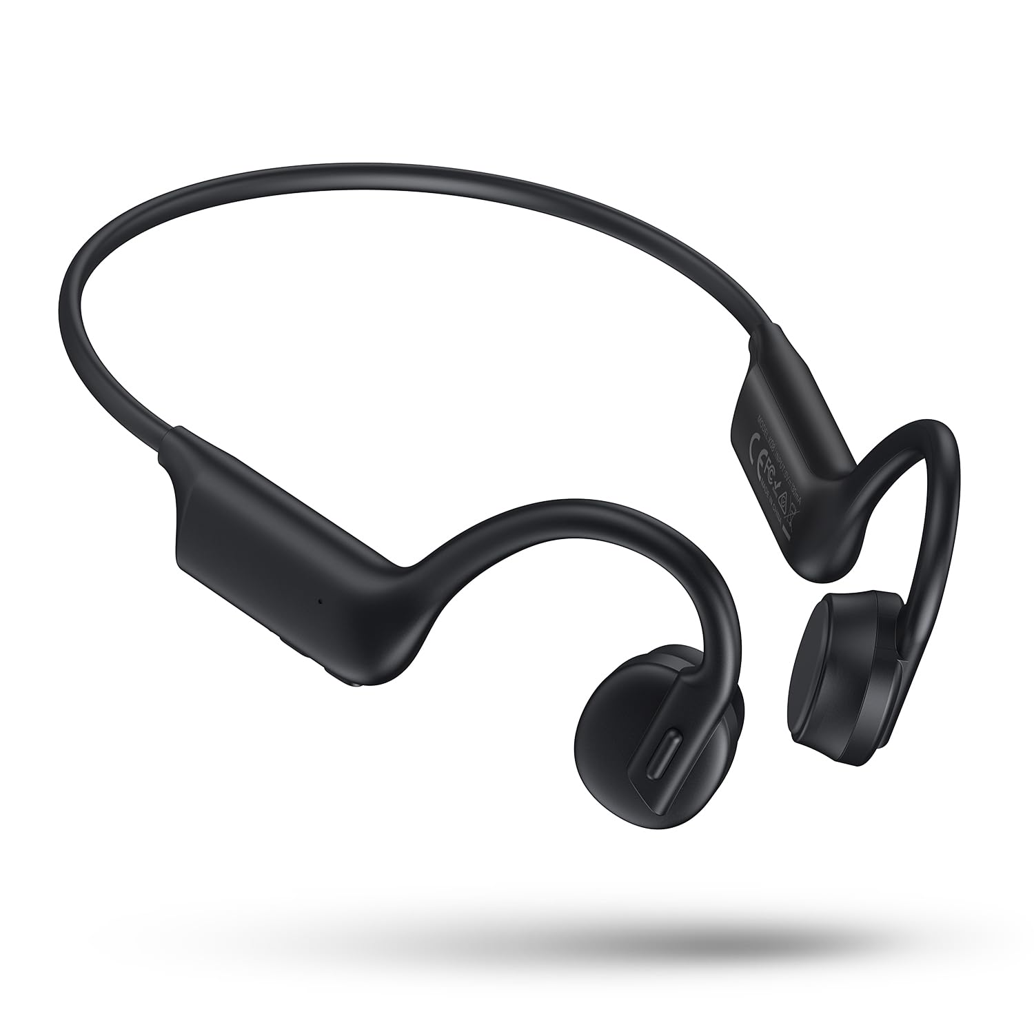 Casque Sport Sans Fil à Conduction Osseuse Bluetooth 5.3 Casque Ouvert IPX5 Écouteurs Sportifs pour la Course Set