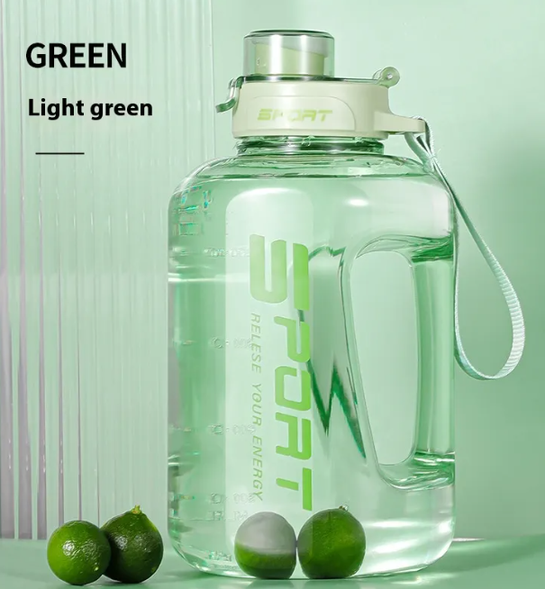 Gourde de Fitness - Light Transparent Green / 1700ML
