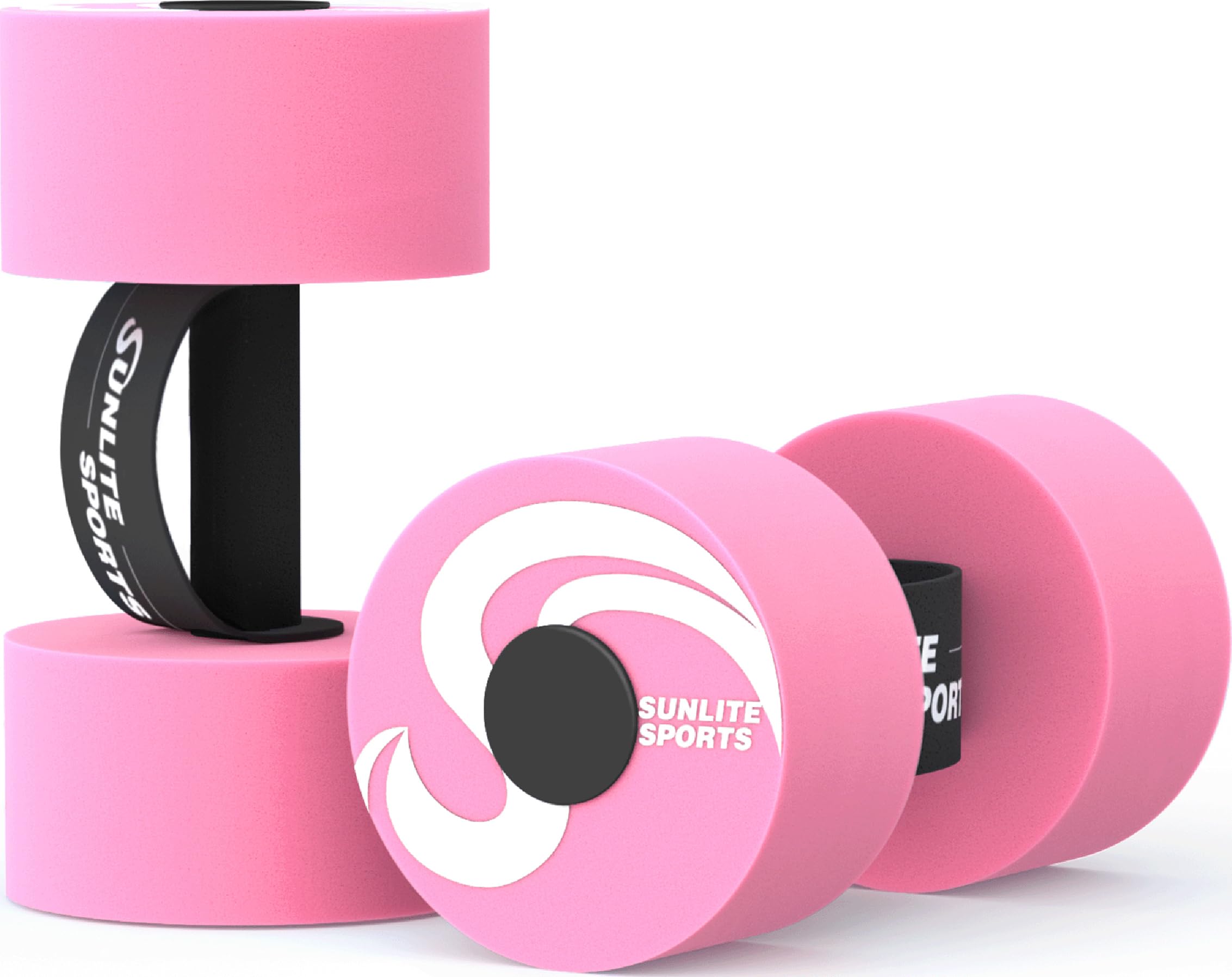 Haltères aquatiques Sunlite Sports pour la piscine et l’aquagym - Pink Performance / Large