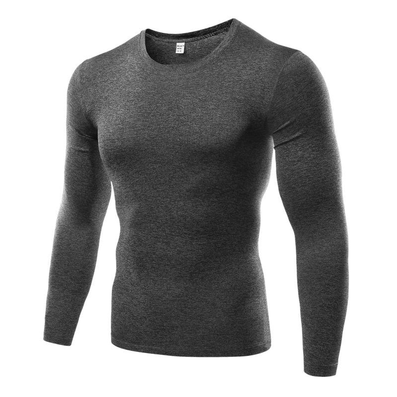 Haut de Compression pour Hommes T-shirt de Fitness Respirant - Gray / XXXL