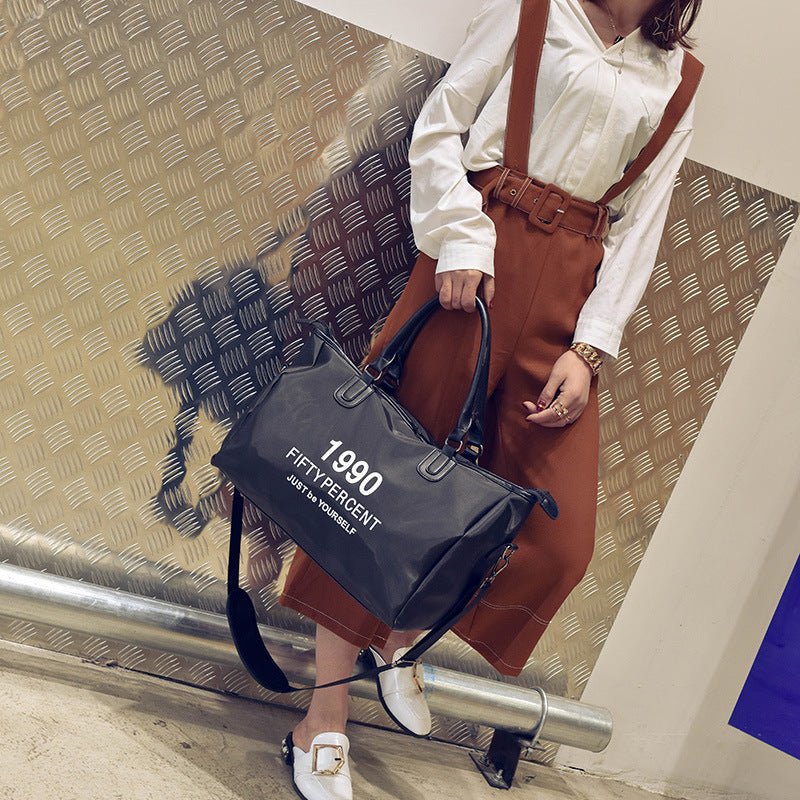 Large Capacity Fitness Sports Bag - Black 1990 / 27Inch