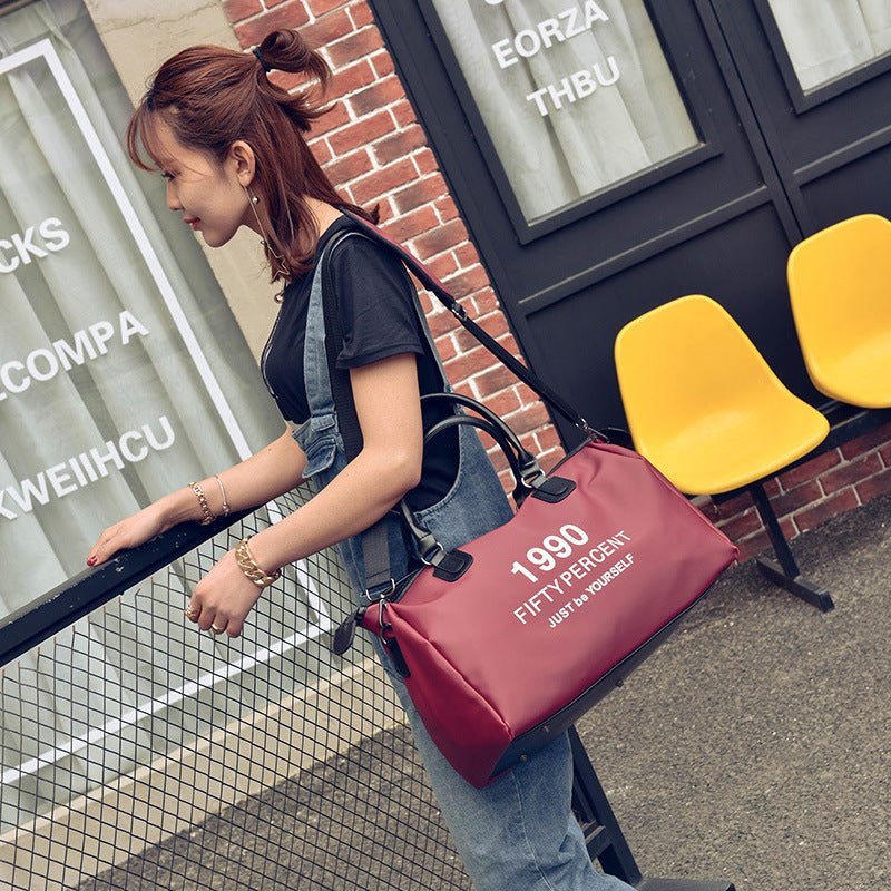 Large Capacity Fitness Sports Bag - Purple 1990 / 27Inch