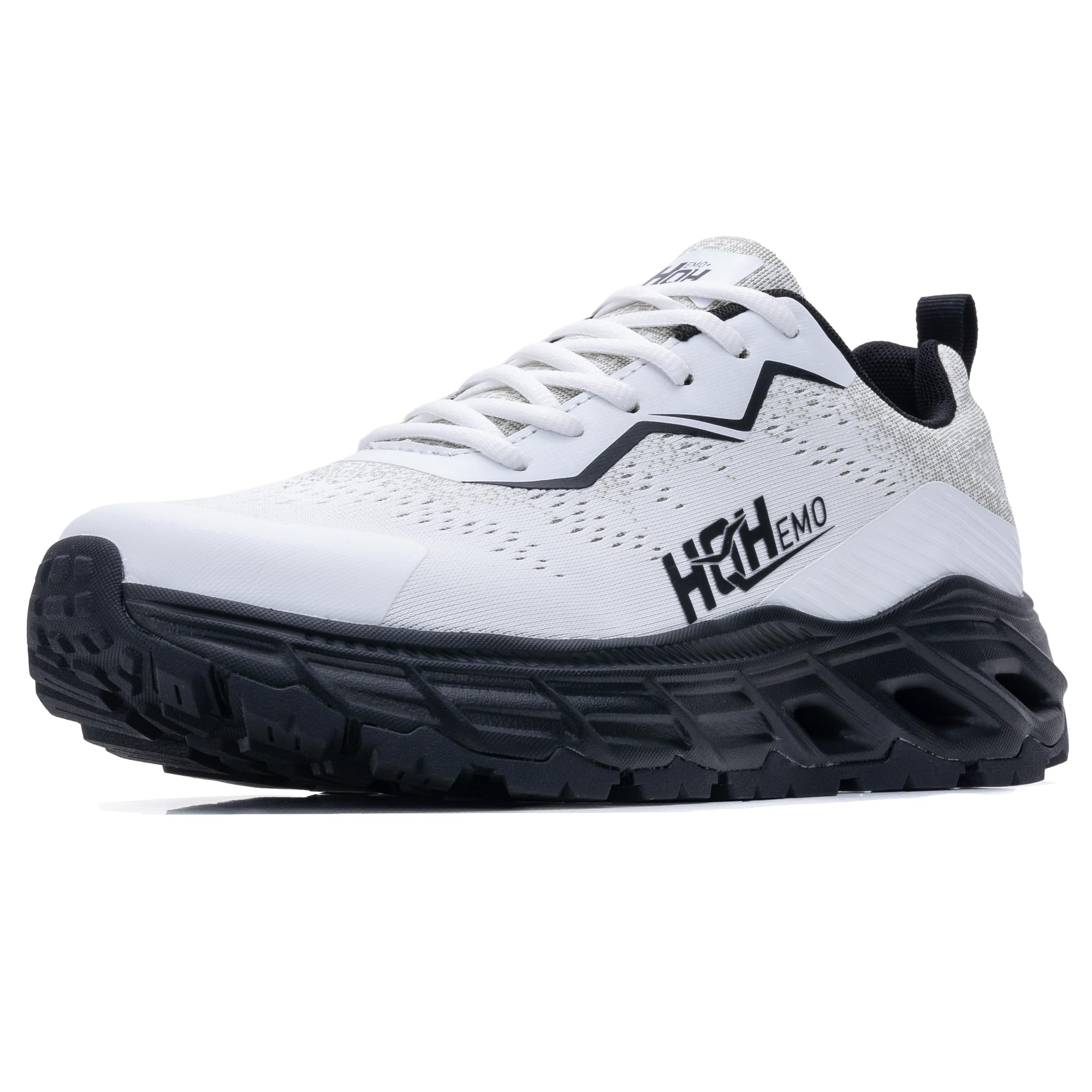 Mens Running Shoes Wide Width FALKON 1.30 Hiking Waterproof - A_white / 9.5 Wide