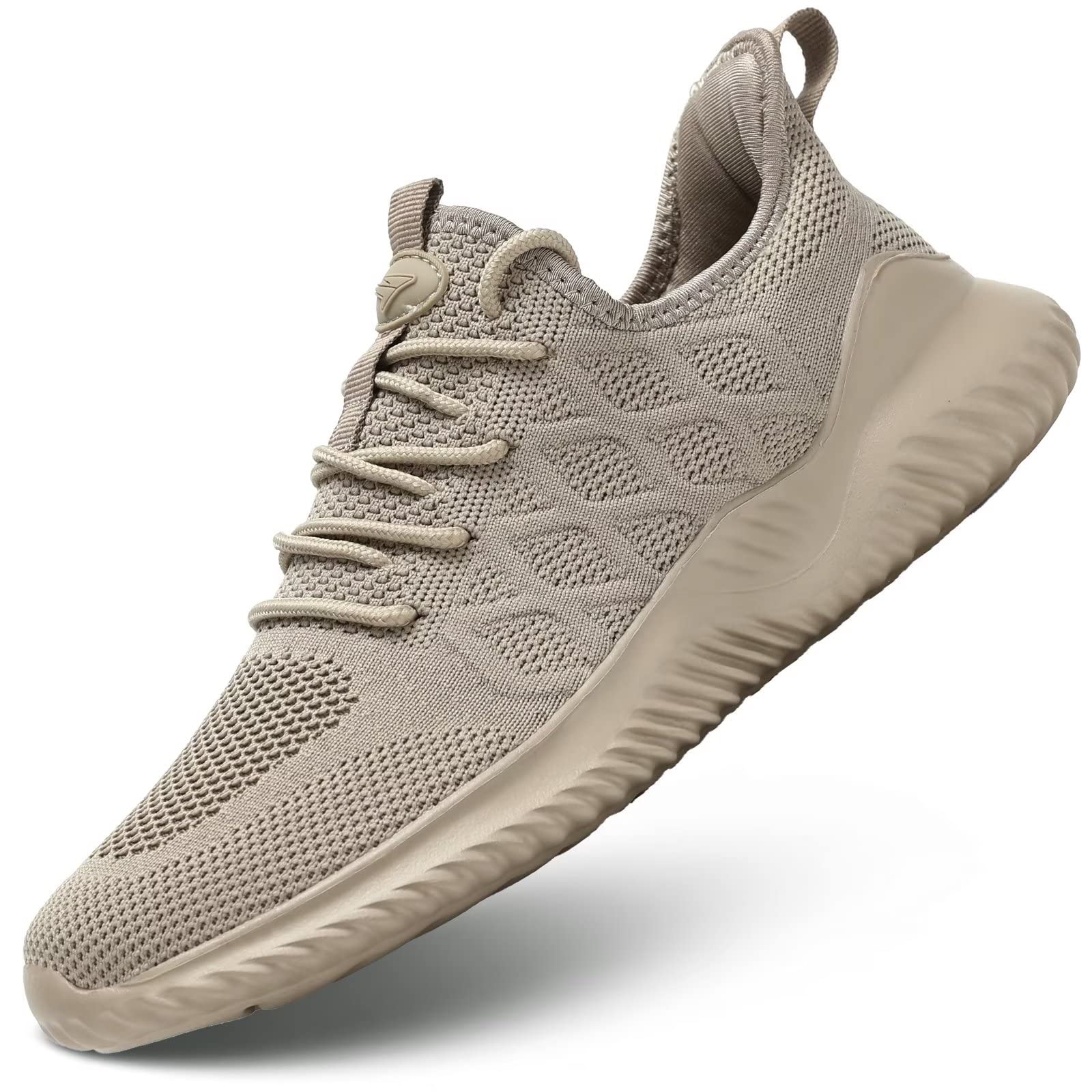 Mevlzz Chaussures de Course pour Hommes,Baskets de Marche Décontractées - Khaki / 41