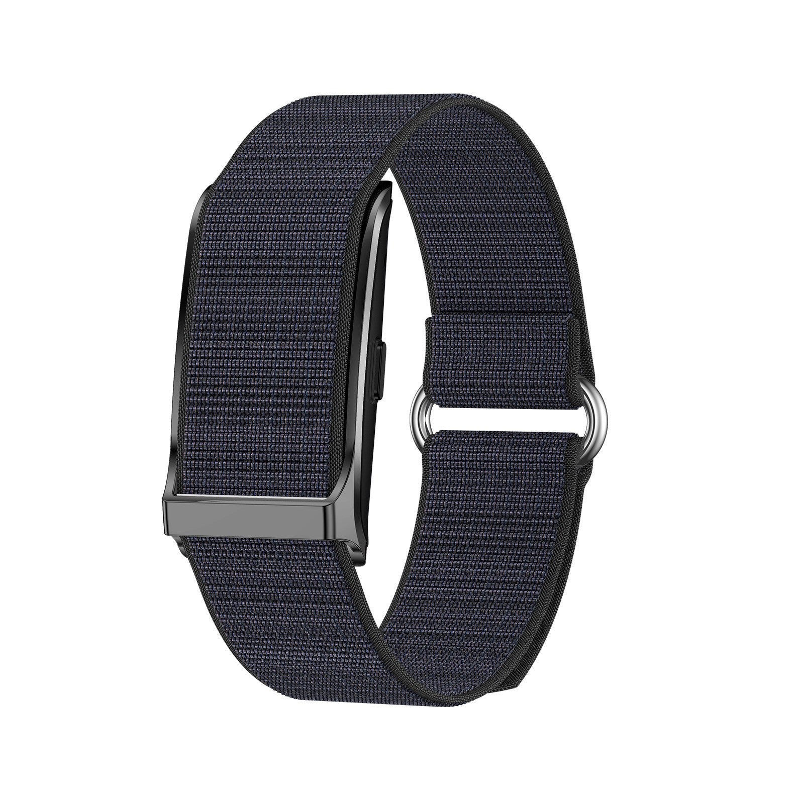 Montre Connectée Sportive - Black Nylon Woven Belt / One Size