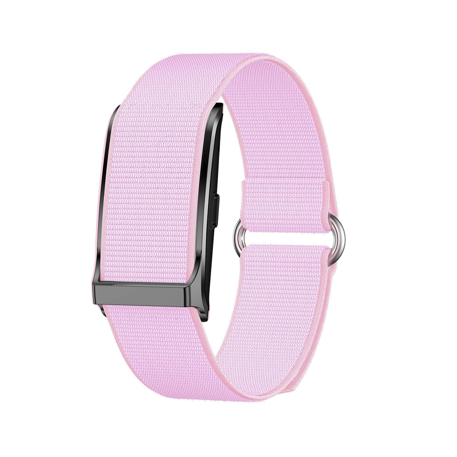 Montre Connectée Sportive - Pink Nylon Woven Belt / One Size