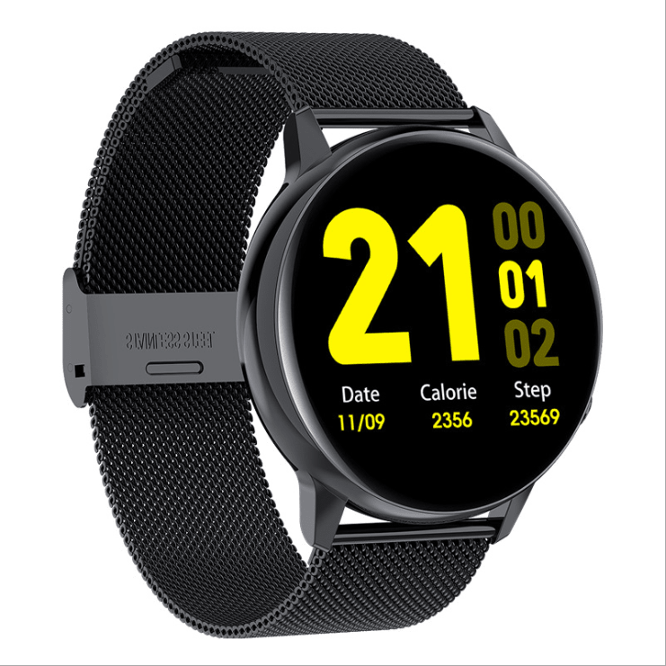 Montre Intelligente S30 - Compagnon Tech et Fitness - Black Steel