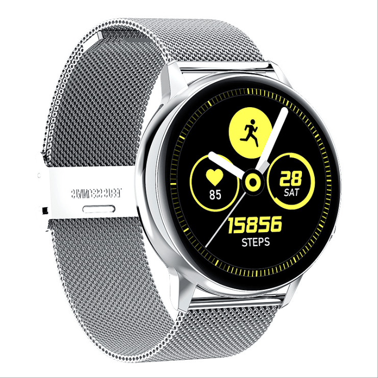 Montre Intelligente S30 - Compagnon Tech et Fitness - Silver Steel