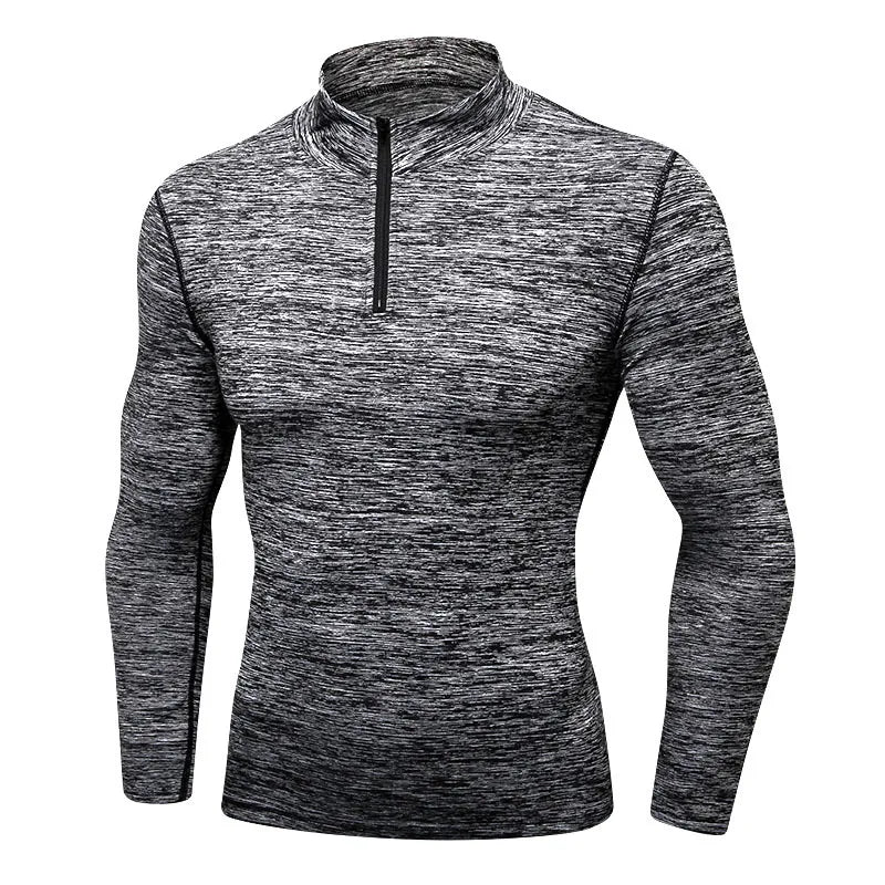 Pull à Col de Fitness - Dark Grey / 2XL