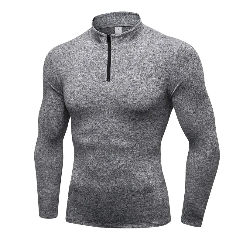 Pull à Col de Fitness - Grey / 2XL