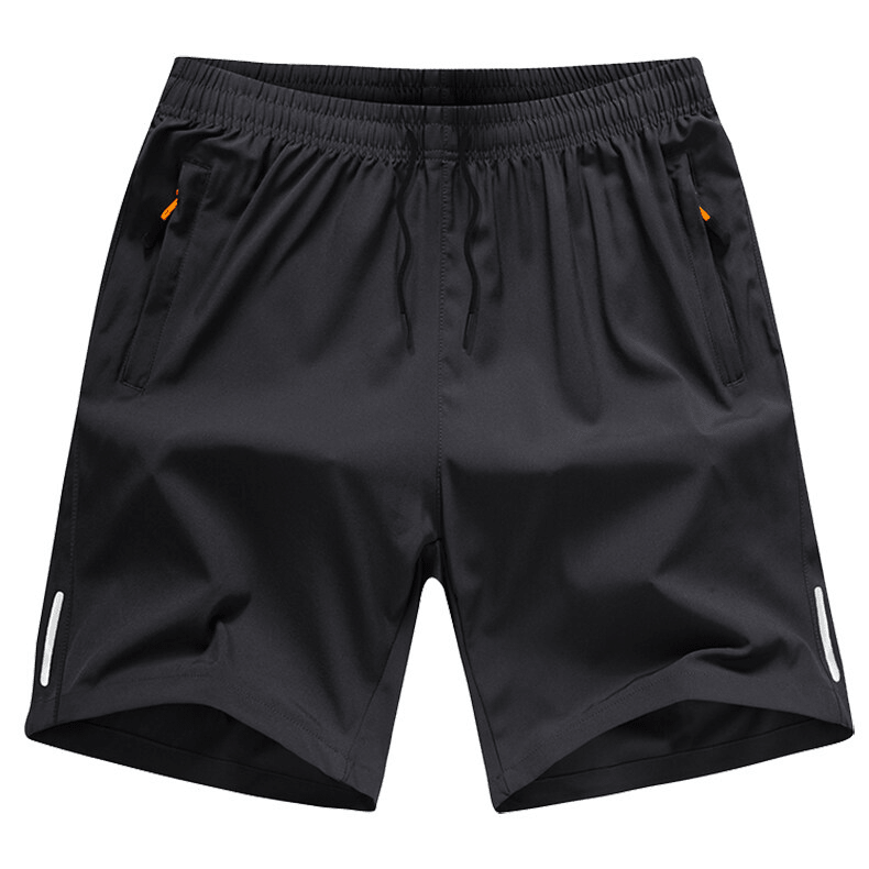 Short de sport décontracté respirant et ample grande taille - Black / 4XL