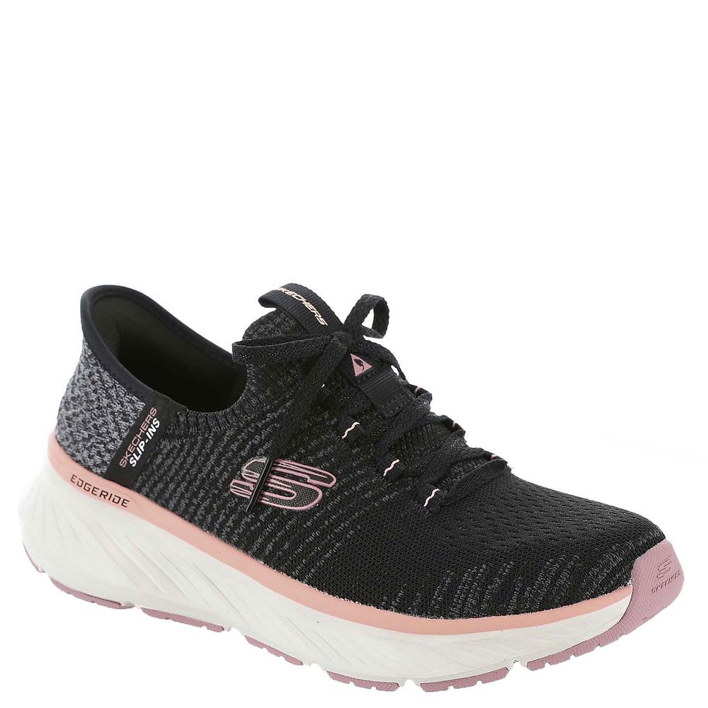 Skechers Sport pour Femmes - Baskets EDGERIDE - Bkpk=black/Pink / 6