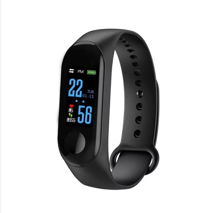 Smart M3 Plus Fitness Tracker Band - Black